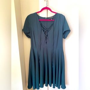 Forever 21 tie front dress